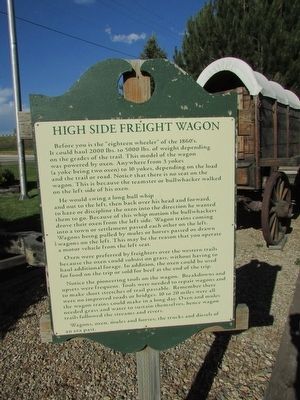 High Side Freight Wagon Marker. Click for full size. High Side Freight Wagon Marker image. Click for full size.