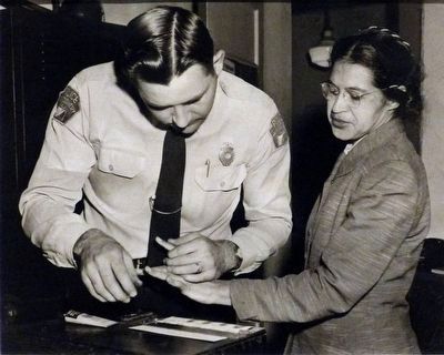 Rosa Parks & D. H. Lackey image. Click for full size.