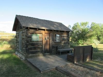 Homesteader Cabin Marker. Click for full size. Homesteader Cabin Marker image. Click for full size.