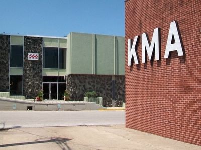 KMA Radio Station and Earl May Seed Company image. Click for full size.