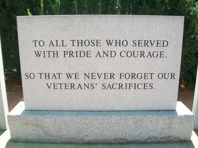 Veterans Monument at Civil War Memorial. Click for full size. Veterans Monument at Civil War Memorial image. Click for full size.