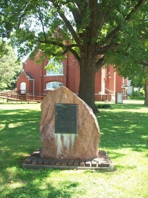 Early Settlers of Southwestern Iowa Marker image. Click for full size.