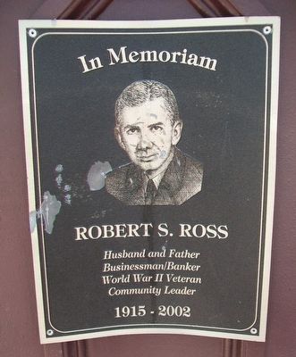 American Veterans Memorial - Robert S. Ross image. Click for full size.