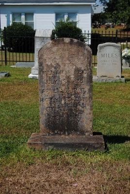 William Reid Tombstone image. Click for full size.