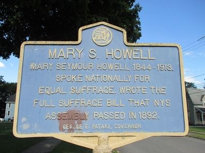 Mary S. Howell Marker image. Click for full size.