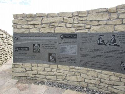 Little Bighorn Indian Memorial Marker image. Click for full size.