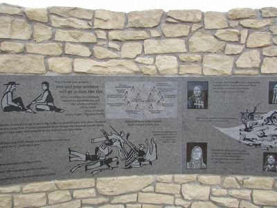 Little Bighorn Indian Memorial Marker image. Click for full size.