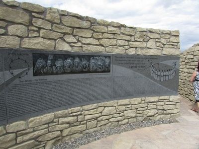 Little Bighorn Indian Memorial Marker image. Click for full size.