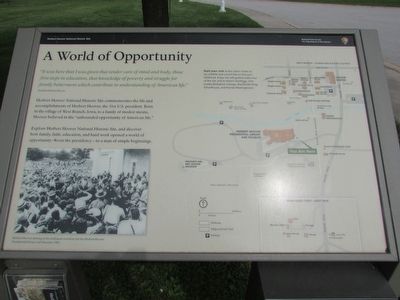 A World of Opportunity Marker. Click for full size. A World of Opportunity Marker image. Click for full size.