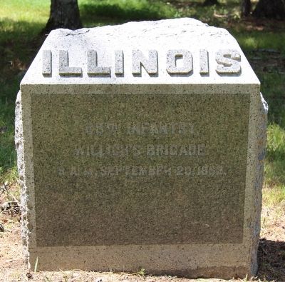 89th Illinois Inantry Marker image. Click for full size.