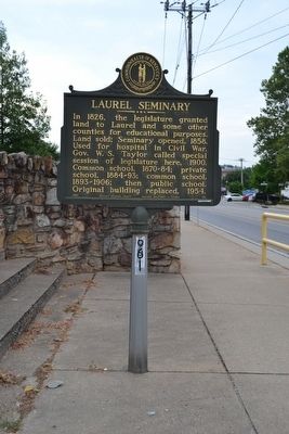 Laurel Seminary Marker image. Click for full size.