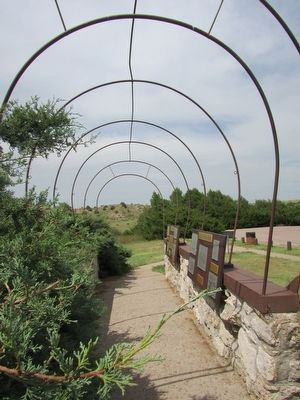 Marker at Windlass Hill image. Click for full size.