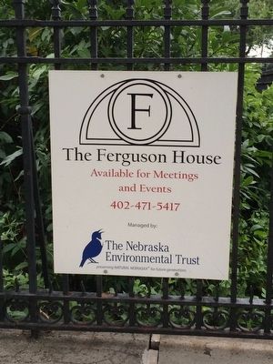 The Ferguson House Marker. Click for full size. The Ferguson House Marker image. Click for full size.
