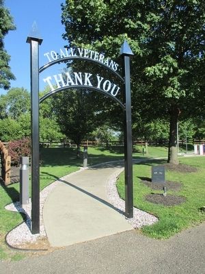 Walkway Entrance at Parking Lot. Click for full size. Walkway Entrance at Parking Lot image. Click for full size.