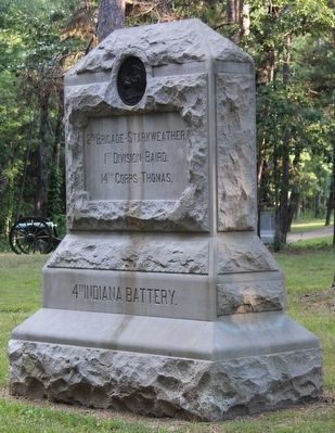 4th Indiana Battery Marker image. Click for full size.