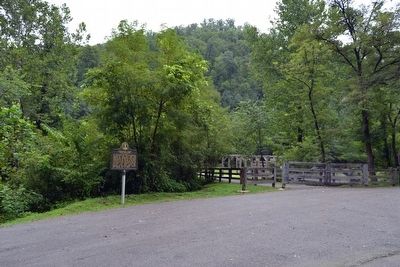 Marker near Entrance to Hurricane Creek Miner Memorial. Click for full size. Marker near Entrance to Hurricane Creek Miner Memorial image. Click for full size.