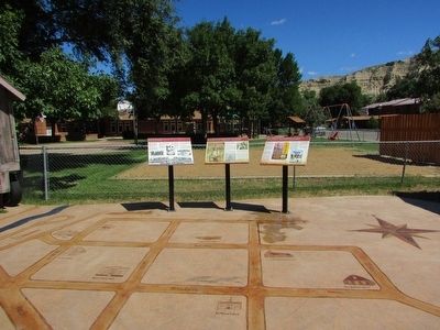 Markers in Medora image. Click for full size.