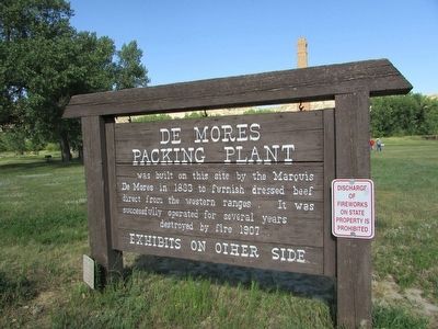 De Mores Packing Plant Marker image. Click for full size.