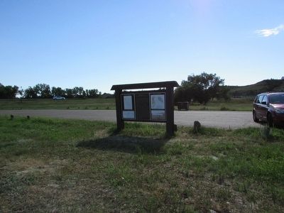 Marker in Medora image. Click for full size.
