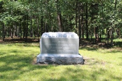 24th Illinois Infantry Marker. Click for full size. 24th Illinois Infantry Marker image. Click for full size.
