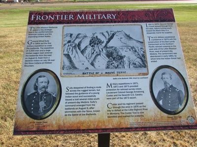 Frontier Military Marker image. Click for full size.