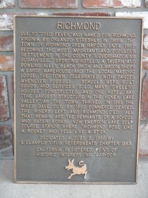 Richmond Marker image. Click for full size.