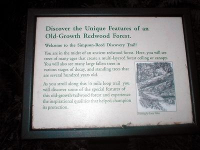 Simpson-Reed Discovery Trail Marker image. Click for full size.