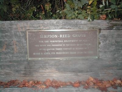 Simpson-Reed Grove Marker image. Click for full size.