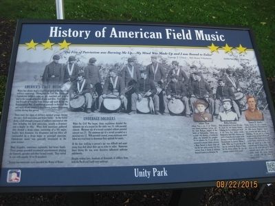 History of American Field Music Marker. Click for full size. History of American Field Music Marker image. Click for full size.