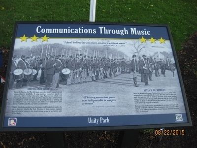Communications Through Music Marker. Click for full size. Communications Through Music Marker image. Click for full size.