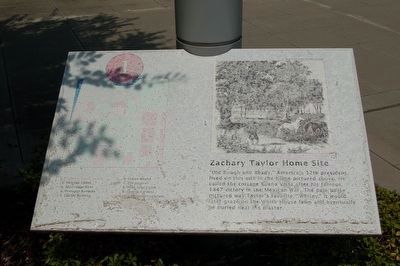 Zachary Taylor Home Site Marker image. Click for full size.