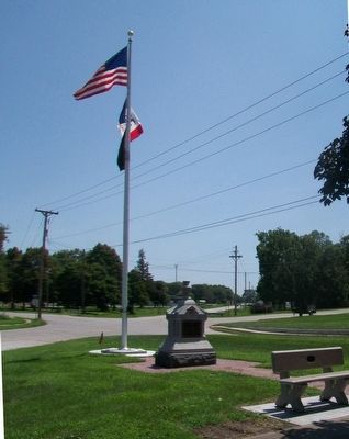 Grand Army of the Republic Memorial Marker. Click for full size. Grand Army of the Republic Memorial Marker image. Click for full size.