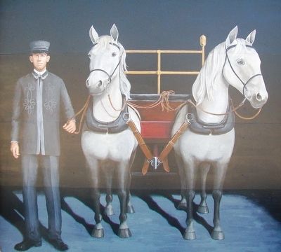 Red Oak Firehouse 1898 Mural image. Click for full size.