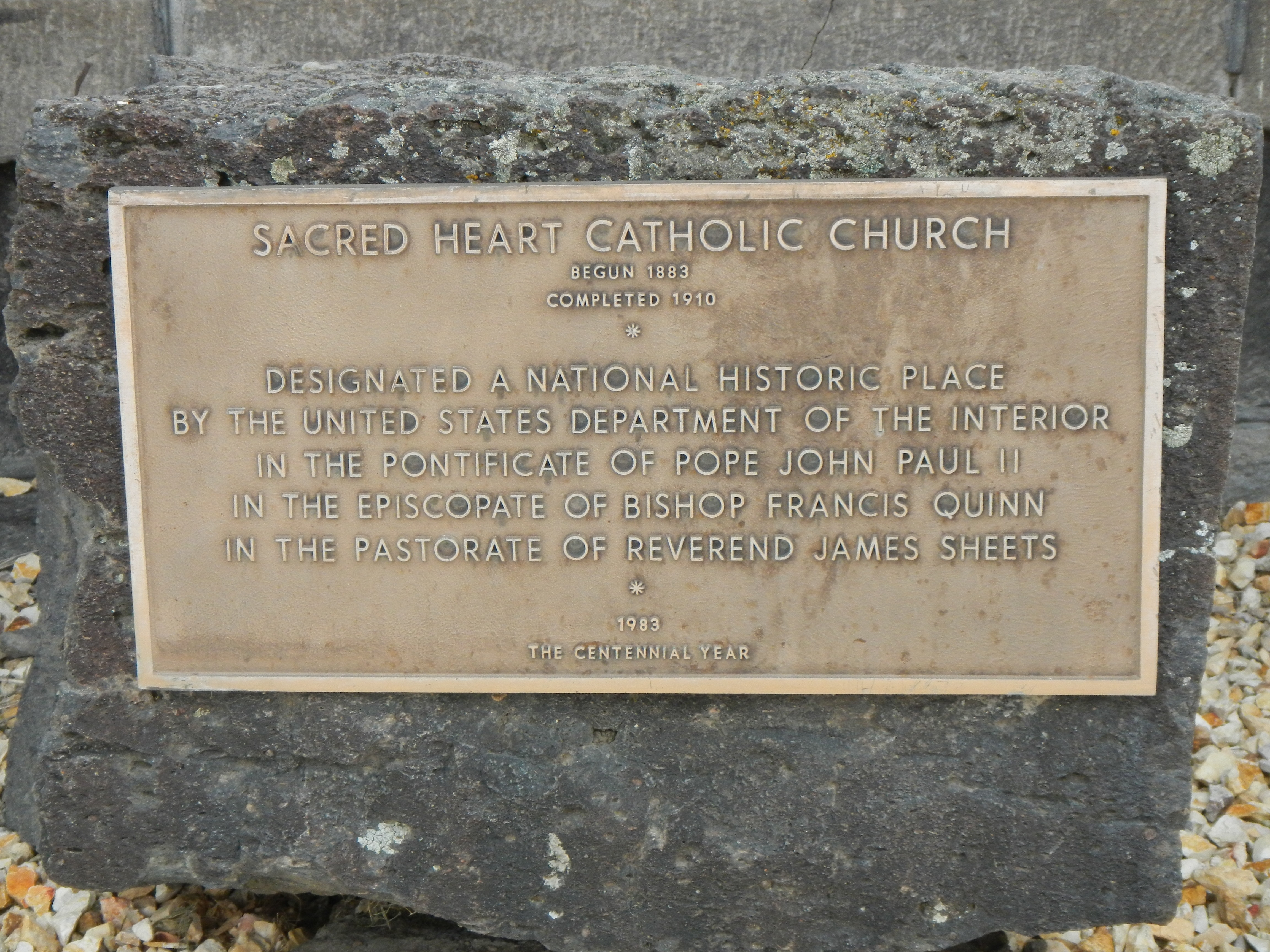 Sacred Heart Catholic Church Marker