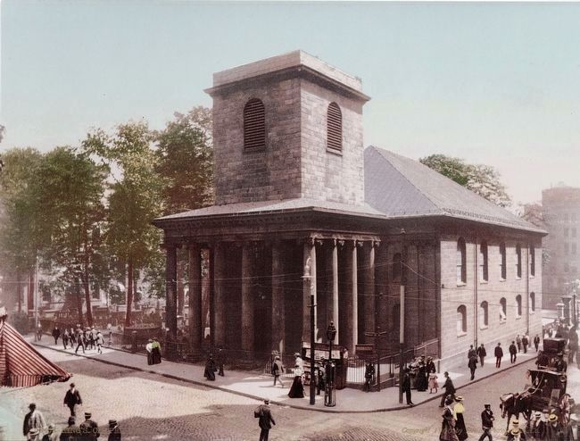 <i>King's Chapel, Boston</i> image. Click for full size.