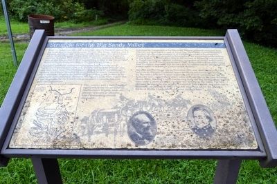 Struggle for the Big Sandy Valley Marker image. Click for full size.
