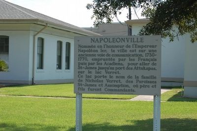 Napoleonville Marker image. Click for full size.