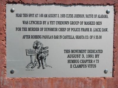 Lynching Marker image. Click for full size.