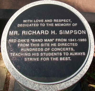 Mr. Richard H. Simpson Marker image. Click for full size.