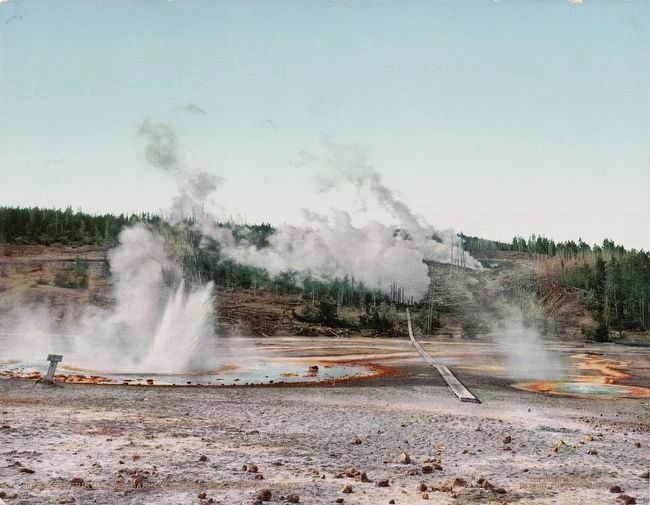 <i>Norris Geyser Basin, Yellowstone National Park</i>. Click for full size. <i>Norris Geyser Basin, Yellowstone National Park</i> image. Click for full size.
