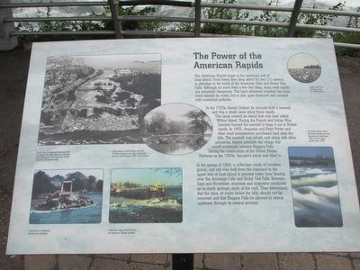 The Power of the American Rapids Marker image. Click for full size.