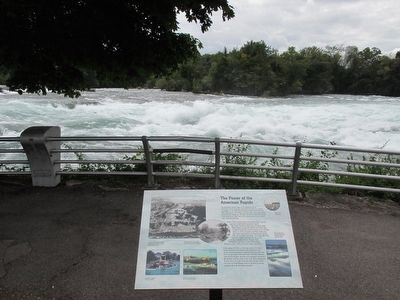 Marker & American Rapids image. Click for full size.