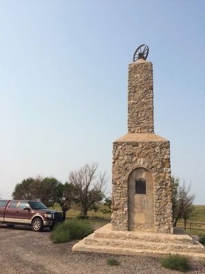 Old Cattle Trail Marker image. Click for full size.