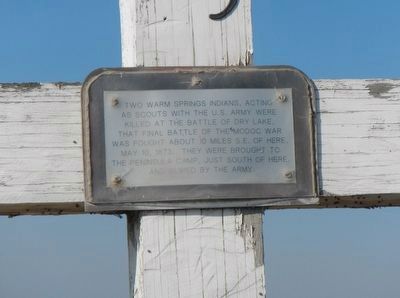 Warm Springs Indians Marker. Click for full size. Warm Springs Indians Marker image. Click for full size.