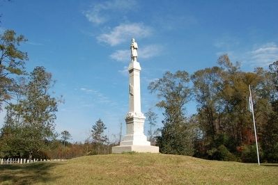 Confederate Soldier Memorial Marker. Click for full size. Confederate Soldier Memorial Marker image. Click for full size.