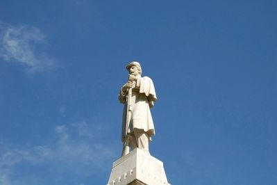 Confederate Soldier Memorial Marker. Click for full size. Confederate Soldier Memorial Marker image. Click for full size.