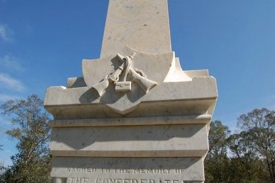 Confederate Soldier Memorial Marker. Click for full size. Confederate Soldier Memorial Marker image. Click for full size.