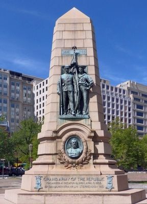 Grand Army of the Republic Marker. Click for full size. Grand Army of the Republic Marker image. Click for full size.