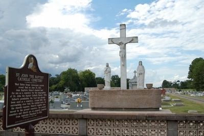 St. John the Baptist Catholic Cemetery and Marker image. Click for full size.