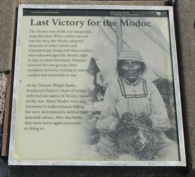 Last Victor for the Modoc Marker. Click for full size. Last Victor for the Modoc Marker image. Click for full size.